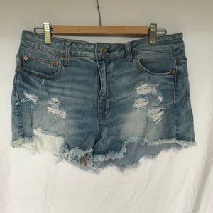American Eagle High Rise Denim Festival Shorts